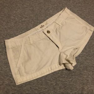 *EUC* Hollister Shorts in White